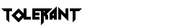 Tolerant font