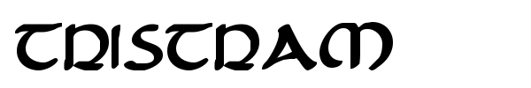 Tristram font preview