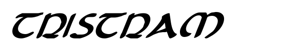 Tristram font preview