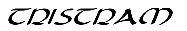 Tristram font preview