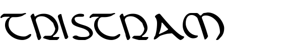 Tristram font preview