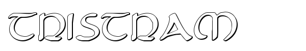 Tristram font preview