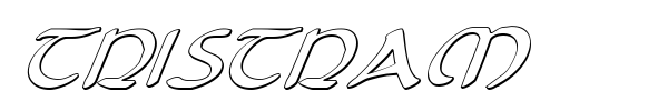 Tristram font preview