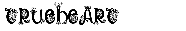 Trueheart font preview