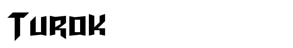 Turok font