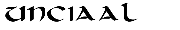 Unciaal font