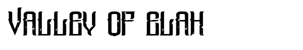 Valley Of Elah font preview