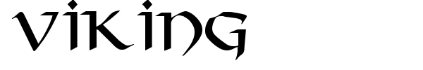 Viking font