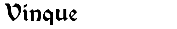 Vinque font