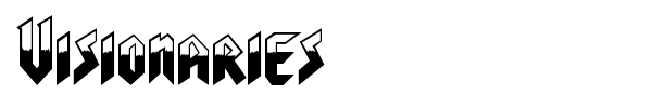 Visionaries font