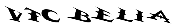 VTC Belias Blade font