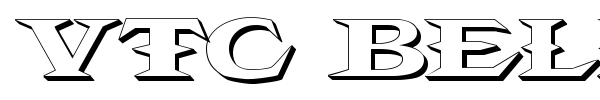 VTC Belias Blade font preview