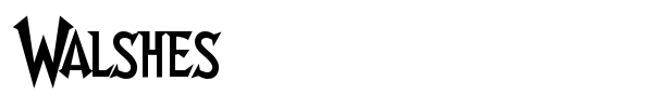 Walshes font