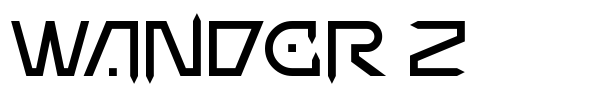 Wander Z font