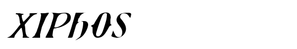 Xiphos font preview