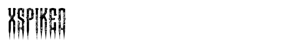 XSpiked font