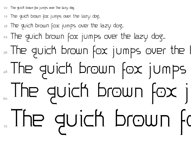 Zoloft font waterfall