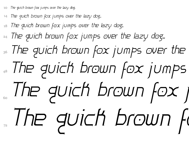 Zoloft font waterfall