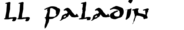 LL Paladin font