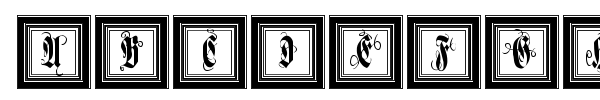 FramedFraxCaps font