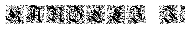 Kanzlei Initialen font