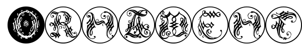 Ornamental Initial font