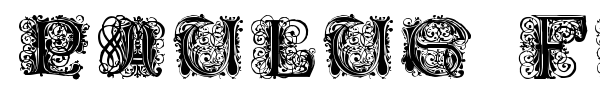 Paulus Franck Initialen font
