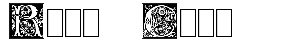 Rose Caps font
