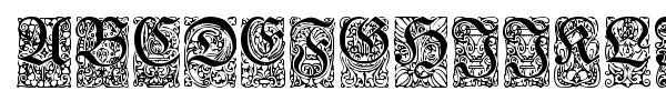 Unger-Fraktur Zierbuchstaben font