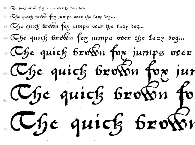 1742 Frenchcivilite font waterfall