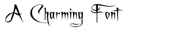 A Charming Font font preview