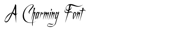 A Charming Font font preview