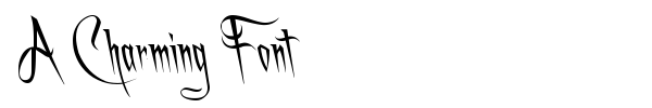 A Charming Font font preview