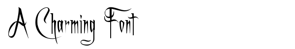 A Charming Font font preview