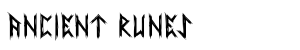 Ancient Runes font
