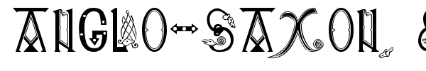 Anglo-Saxon, 8th c. font preview