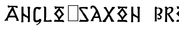 Anglo-Saxon Project font