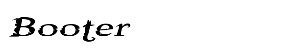 Booter font preview