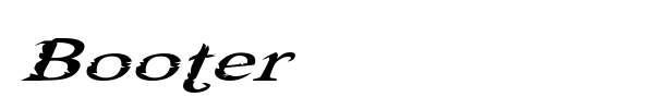 Booter font preview