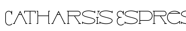 Catharsis Espresso font