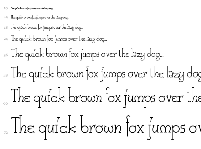 Catharsis Macchiato font waterfall