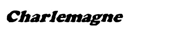 Charlemagne font preview