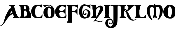 Coverack font