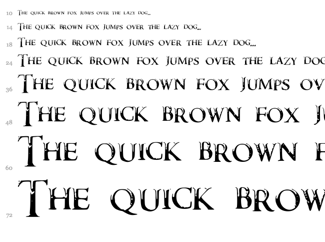 Darks Skyrim Font font waterfall