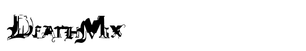 DeathMix font