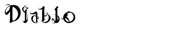 Diablo font