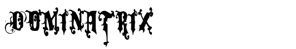 Dominatrix font