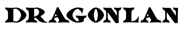 Dragonlands font