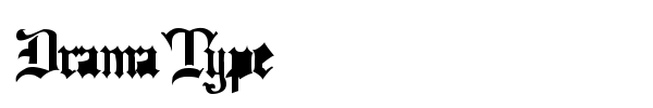 Drama Type font