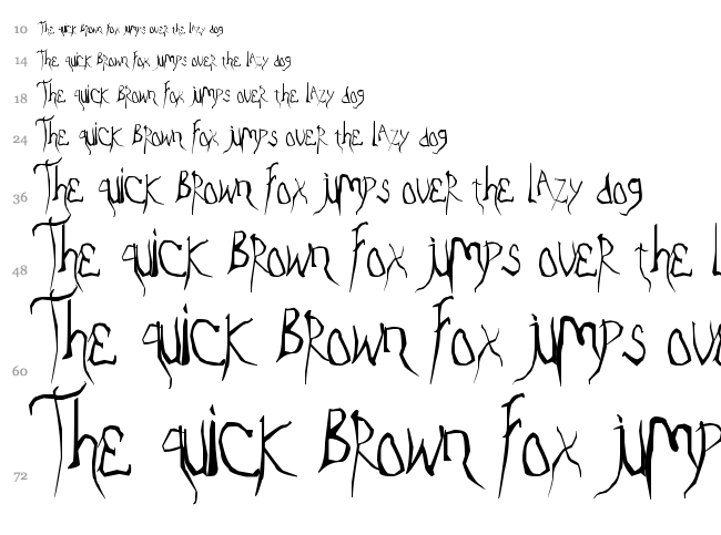 Eradicate font waterfall